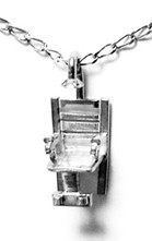 electric chair necklace