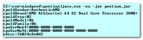 Pentium/AMD CPU ID 1.6 screenshot